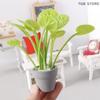 1Pcs 1/12 Miniature Plant Potted Model Garden Green Plant Ornaments Dollhouse Simulation Plant Decoration Toy