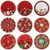 Cartoon Printed Tree Surround Base 90CM Diameter Christmas Decorative Item  Christmas Celebration