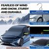 Automobile snow protection cover for front windshield, anti-freezing and anti-frost snow magnetic suction snow guard, car cover