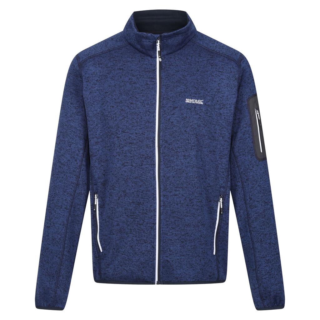 Regatta Mens Newhill Marl Full Zip Fleece Jacket