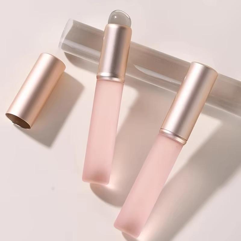 Mini Silicone Lip Brush Concealer Brushe With Cover Lip Mask Applicators Lip Gloss Brush Lipstick Brush Makeup Beauty Tool