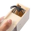 1PC-Wooden Prank Trick Practical Joke Home Office Scare Toy Box Gag Spider Parents Friend Funny Play Joke Gift Surprising