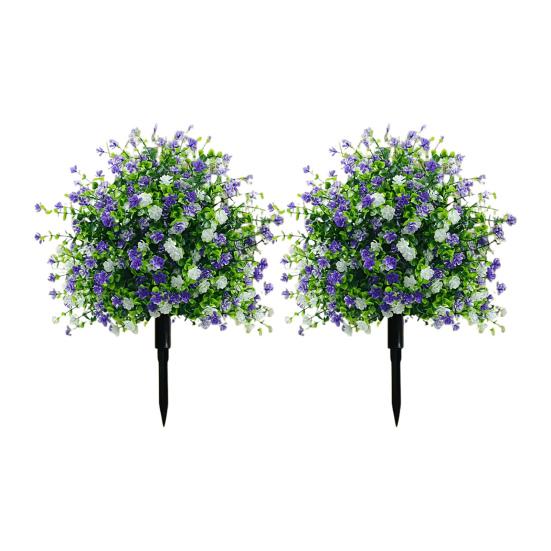Artificial Potted Tree with Ground Stakes, UV Resistant Outdoor Faux Camellia Topiary Plants, Lifelike Fake Camellia Shrubs Bushes for Front
