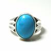 Natural Turquoise 925 Sterling Silver Handmade Gemstone Ring Gift Free Ship