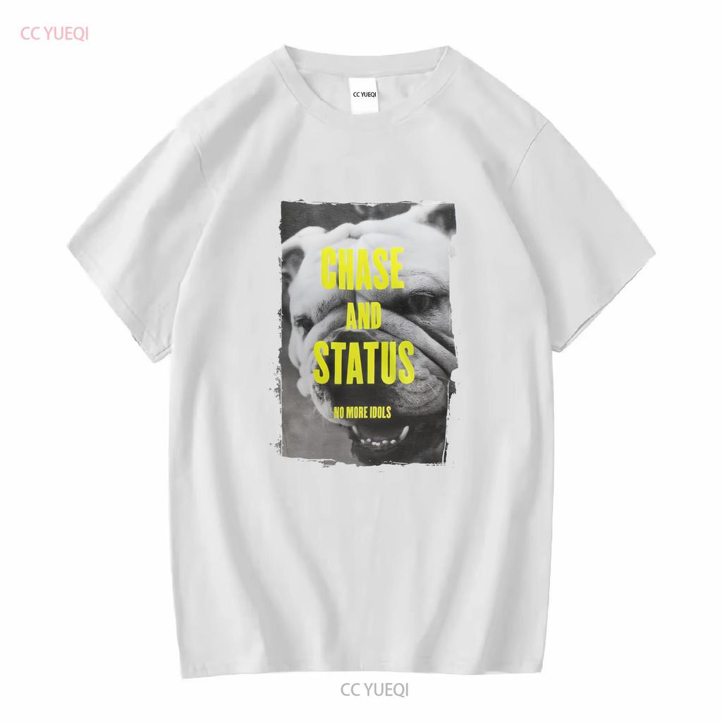 Chase And Status No More Idols Мягкая футболка с длинным рукавом винтажная Стирка уличная одежда Растягивающаяся дизайнерская одежда Универсальная мода