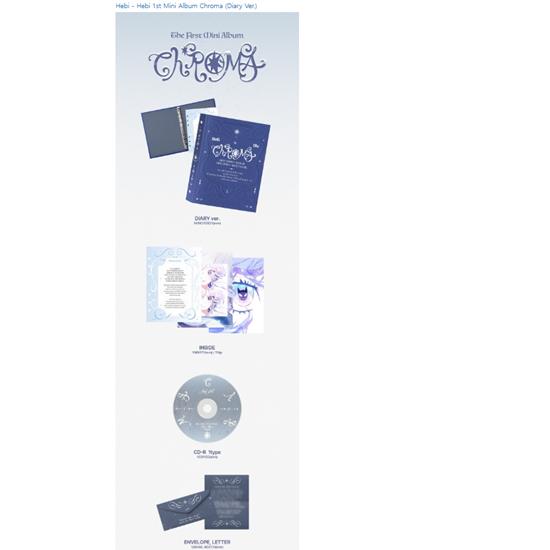 Hebi - Hebi 1st Mini Album Chroma (Diary Ver.) - Release Date 2025-04-22