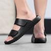 Beach Comfortable Flats Slides Casual Shoes Wading Aqua Shoes Metal Buckle Summer Men Slippers Indoor Outdoor Half Drag Sandals