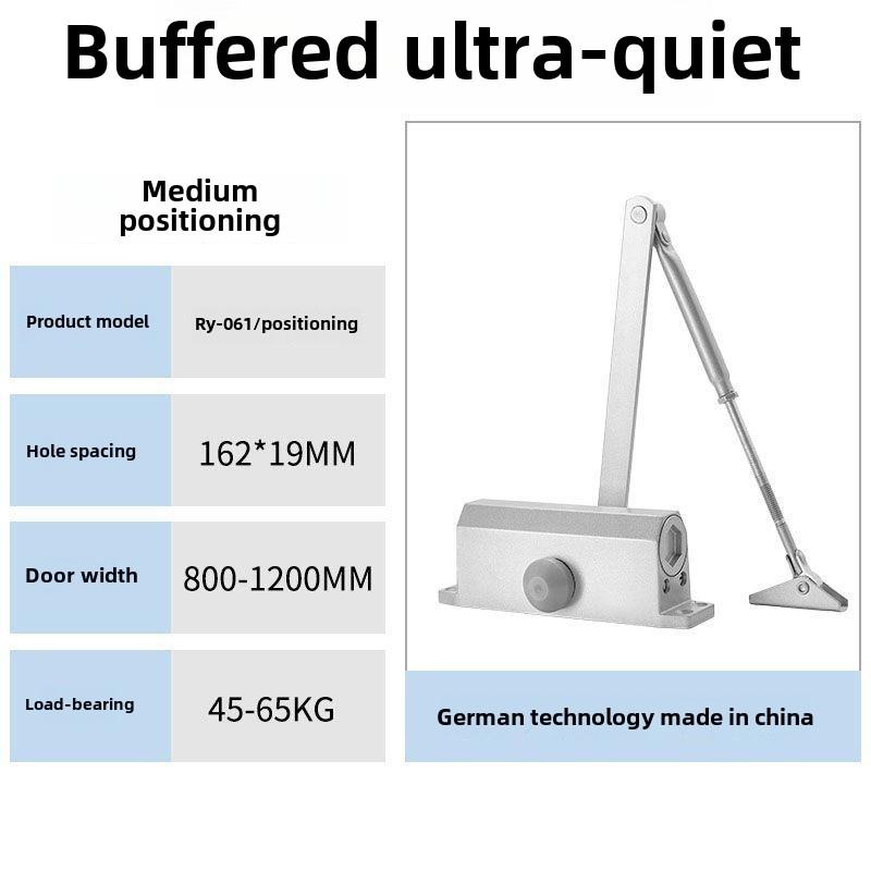 Гидравлический буферный доводчик двери 45 кг до 65 кг, регулируемая скорость, оборудование для закрывания дверей, бесшумное мягкое закрывание, фурнитура для дверей