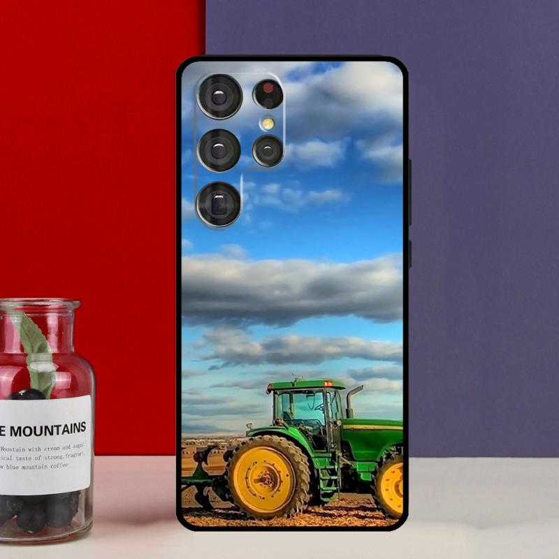 Фермерский трактор Чехол для Samsung Galaxy S25 Ultra S9 S10 S20 FE S21 S22 S23 Plus S24 Ultra
