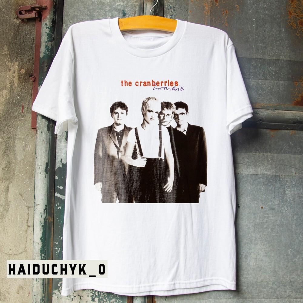 The Cranberries Zombie Унисекс Белая Футболка Размер S-5XL Унисекс Футболка