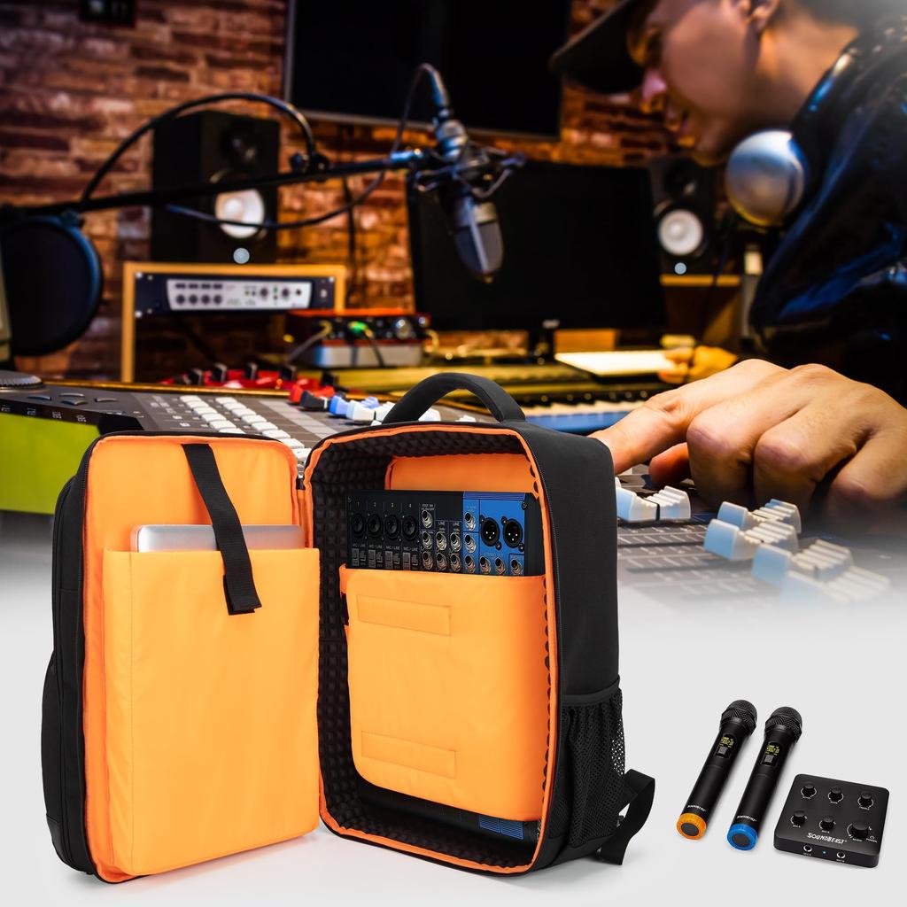 Trunab Mixer Case Audio Mixer Bag Audio Mixer Backpack Mixer Bag