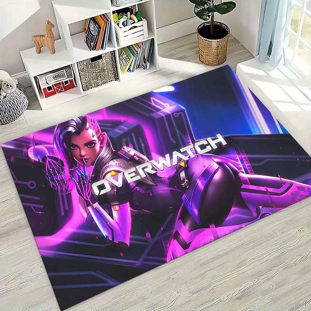 Игра OW Overwatch D.VA Мэй Жнец Мультяшный 3D Ковер для Спальни Гостиной Дивана Домашний Придверный Коврик Декор, Большой Детский Нескользящий Напольный Коврик