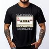 Оригинальные Old School Музыкальные Загрузки Кассетные Графические Футболки Классические Футболки с Логотипами Групп Алфавит Мужская Одежда