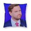 Jd Vance Meme Square Pillowcase Polyester Linen Velvet Pattern Zip Decor Throw Pillow Case Sofa Cushion Cover