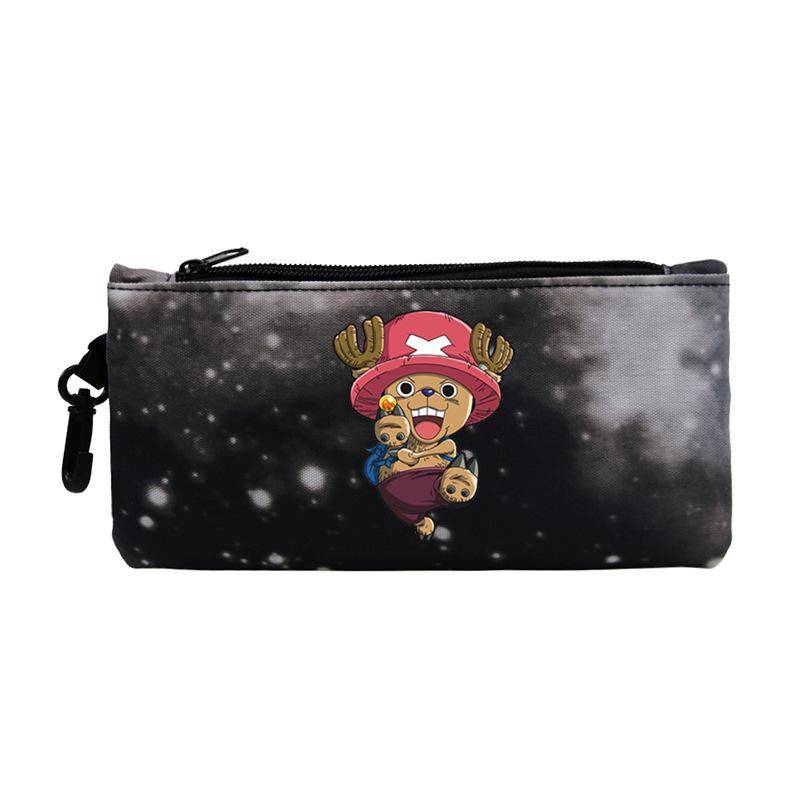 Riman Animation Peripheral Printing Pencil Case, Primary And Secondary School Students Stationery Zipper Pencil Case