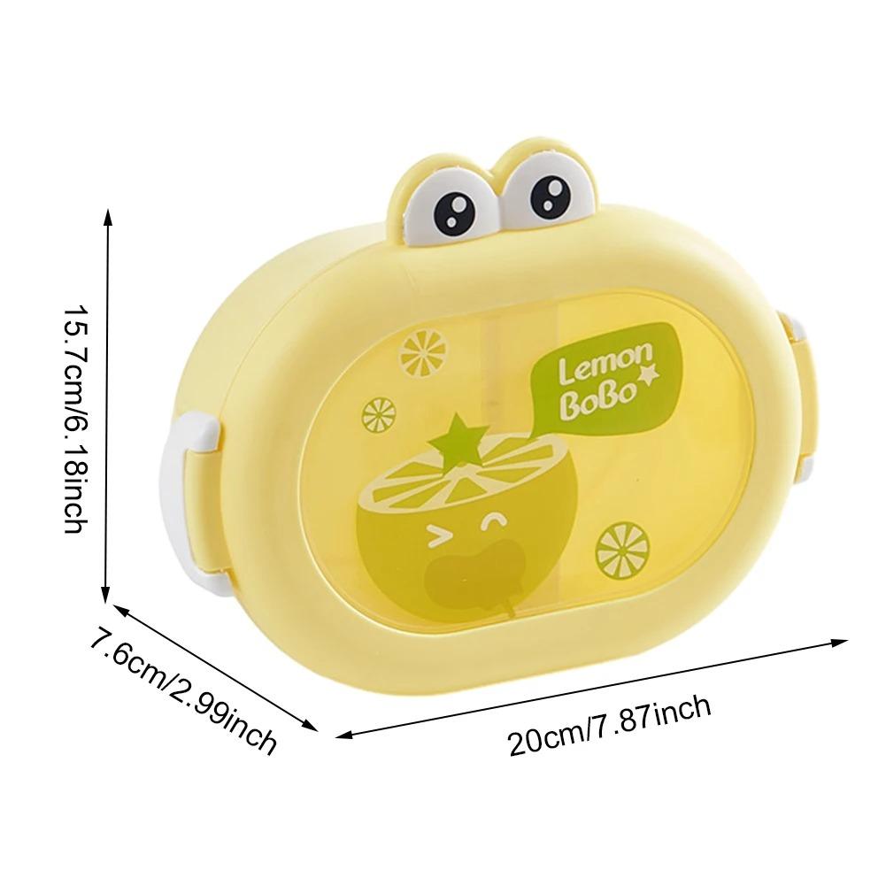 Ланч-бокс Bento для детей, кавайные мультяшные студенты, милая лягушка, коробка для сэндвичей, фруктовый контейнер, переносная коробка для пикника