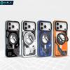 Youngkit 360° Shaft Stand Holder Magnetic Phone Case for Iphone 17 Pro Shockproof Iphone 17 Pro Max Case with Stand Holder