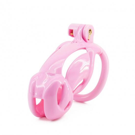 Male Chastity Cage ABS Penile Ring Cock Cage Adult Sex Toy Penis Bondage Urethral Lock with 4 Rings Cuckold Erotic Couple BDSM