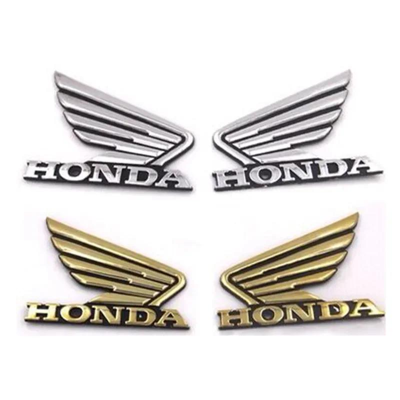 BXK3 motorbike decal brand Badge Emblem wind moto stickers for honda dio CBR VFR fuel tank sticker motorcycle accessories car style