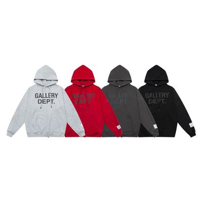 GALLERY DEPT модный бренд letter LOGO напечатанный хип-хоп мужская и женская повседневная толстовка чистый хлопок махра с капюшоном