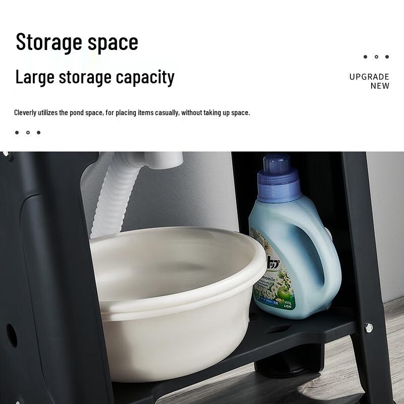 Woshangyu Y48 Deep Laundry Sink with Washboard
