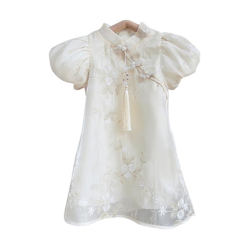 Летнее платье Хануфу Ципао для девочек в китайском стиле - Принцесса TX765