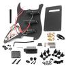 ST Style Electric Guitar Full Set DIY Accessory Kit Including Prewired Pickguard Bridge SSS Pickups and Other Accessories Black