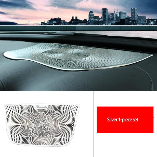 Автомобильный дверной динамик, твитеры, сетчатая накладка, аксессуары для Mercedes Benz C Class W206 2022, нержавеющая сталь