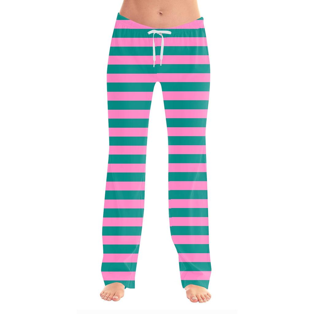 Женские повседневные модные спортивные брюки с полосатым принтом повседневные брюки