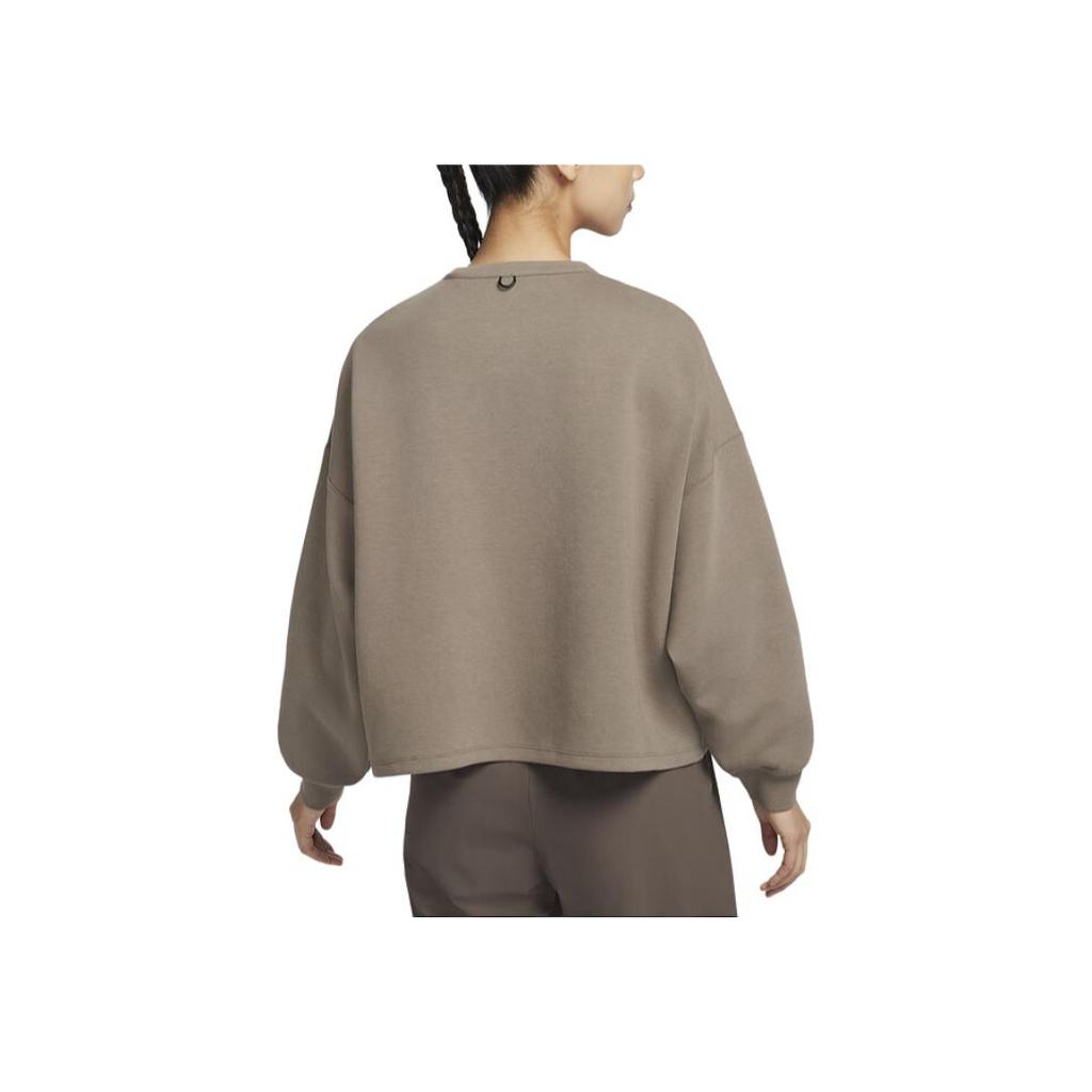 Nike Повседневный спортивный простой пуловер толстовка женская толстовка темно-хаки HQ8194233
