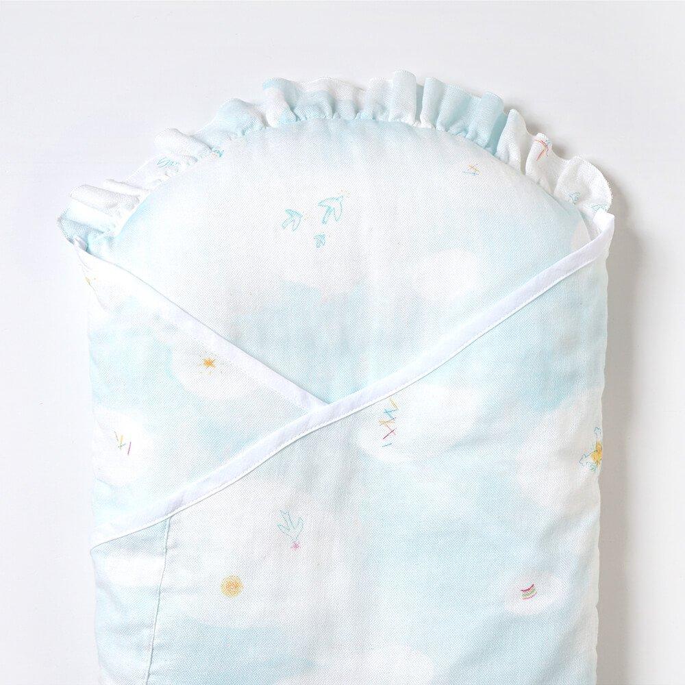 10 месяцев NAOMI ITO Хлопковый марлевый коврик для яиц Пеленка CLOUD UNRYU Чехол 18231019 (Димой)