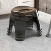 Transparent Small Low Stool Non-slip Shoe Changing Stool Modern Furniture Kid Stool  Bedside