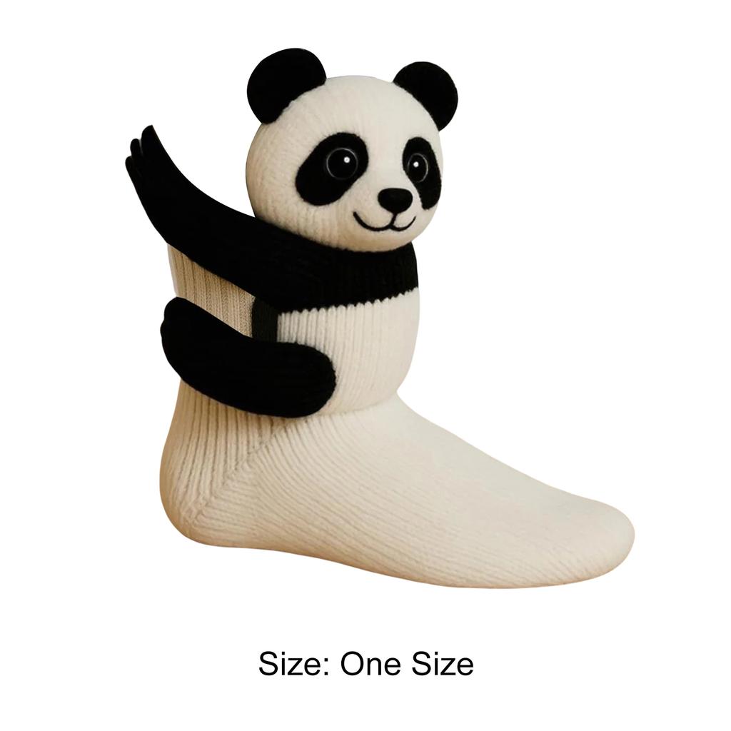 1 пара вязаных носков с животными, забавные мультяшные хлопковые носки с животными, модные носки для сна для рождественских праздников, домашние подарки