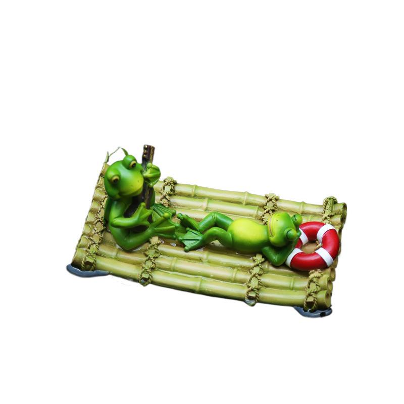 Floating Frog Ornament for Garden Pond Landscaping
