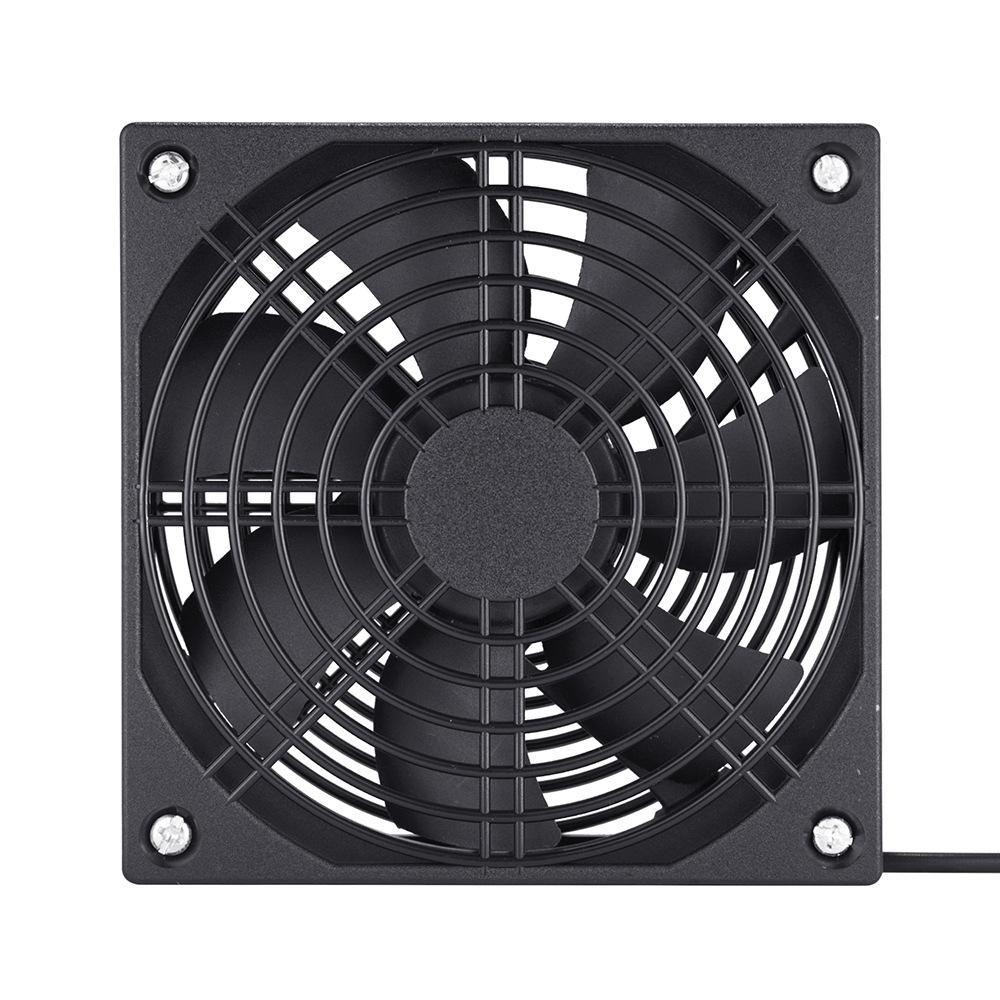 10W-1FAN Solar Powered Exhaust Fan Outdoor Pet Ventilation Fan Single Crystal Silicon Panel DC Motor 76.3CFM