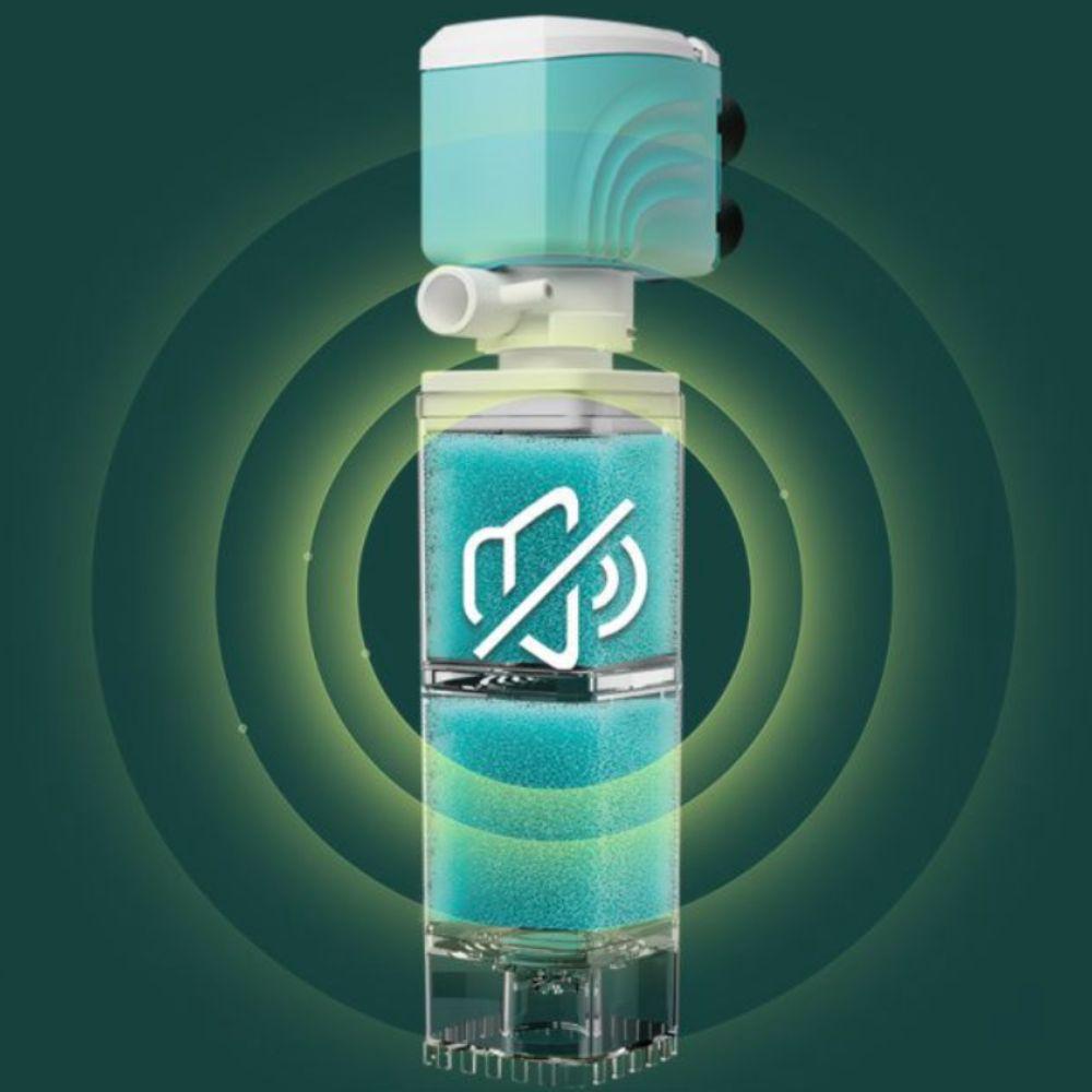 Мощный всасывающий погружной фильтр с защитой от обратного потока, туалетный фильтр для аквариума