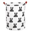 Корзина для белья Милый кролик Хлопок 40x40x50см Корзина для грязной одежды Корзина для хранения Водонепроницаемая подкладка
