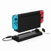 Подставка-док-станция для Nintendo Switch OLED с 4 портами USB, внешний разветвитель, адаптер расширения, совместимые игровые аксессуары для Nintendo Switch, подставка