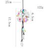 Кристаллические призмы Suncatcher 3D Flower Car Hanging Decorations Auto Crystal Cuisine Rainbow Maker Charms Home Garden Wedding Decor