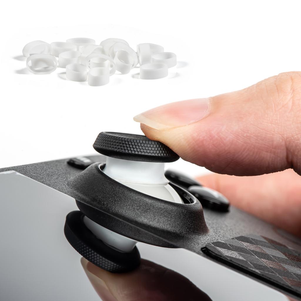 40 шт. эластичное защитное кольцо для джойстика невидимое кольцо силиконовое кольцо чехол для Steam Deck / PS5 / PS4 / Switch PRO контроллер