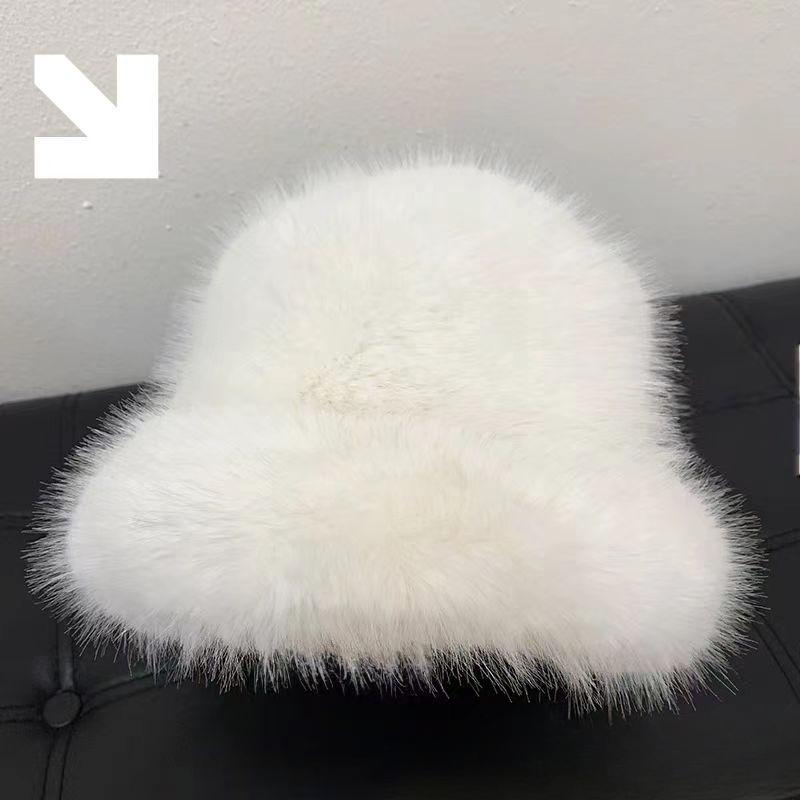 Натуральные зимние шапки женские Вязаная шапка бини Балаклава Женская зимняя снежная шапка Люкс