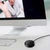 Микрофон для конференций Plug-and-Play, всенаправленный конденсаторный микрофон с углом обзора 360 градусов, нескользящая основа, высокочувствительный настольный компьютерный микрофон