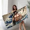 Japanese Anime B-Baki Big Microfiber Beach Towels Quick Dry Towel Sand Beach Towels Pool Towel for Travel Swim Pool Yoga