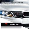 ALG1 Logo LED Light Car Front Hood Grille Car Accessories for Tesla Model 3 2022 Y X S Roadster Coil 4 Cc3 Cybertruck 2021 Y Juguete