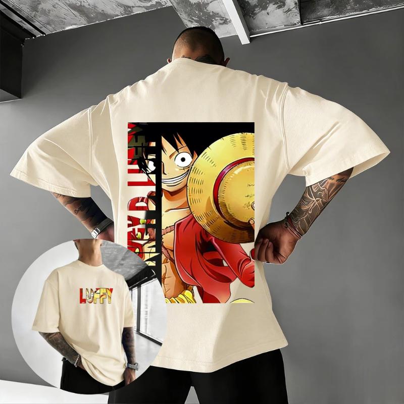 One Piece Luffy Anime Graphic T Shirt Men Women 2026 Summer Cotton Short Sleeve Tee Streetwear Oversized Casual Tops Y2k Clothes