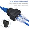 Ethernet-разветвитель 1-направленный, двойной порт (female) на 2 порта, ABS, стабильная передача, RJ45, LAN-адаптер
