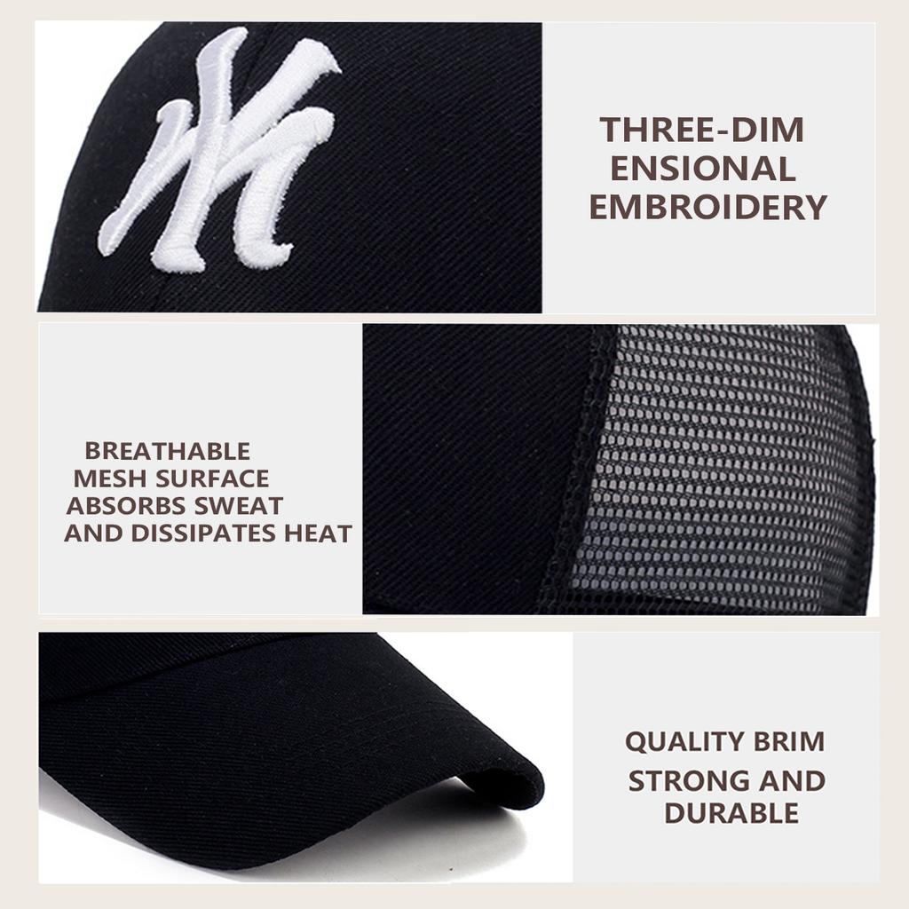 Летняя бейсболка из марли с вышитыми буквами, модная кепка для улицы, кепка с козырьком для мужчин и женщин, модная уличная шляпа от солнца