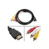 1080P HDMI штекер на 3 RCA видео и аудио кабель адаптера видео аудио конвертер