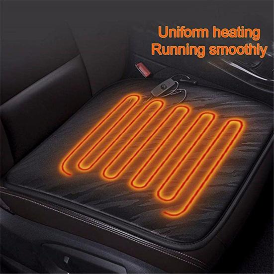Car Seat Warmer Heating Evenly Plug And Play Non-slip Fast-Heating Switch Control Keep Warm USB 12V Heated Car Seat Cushion for Automobile