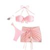European And American Split Swimsuit Spice Girl Bikini Three-Piece Women'S Swimsuit New